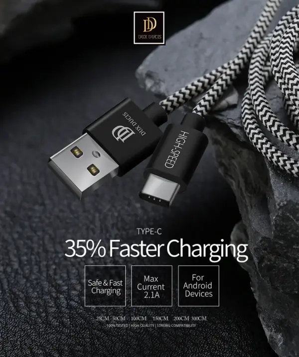 DUX USB kabelis, Micro USB 3 metru 