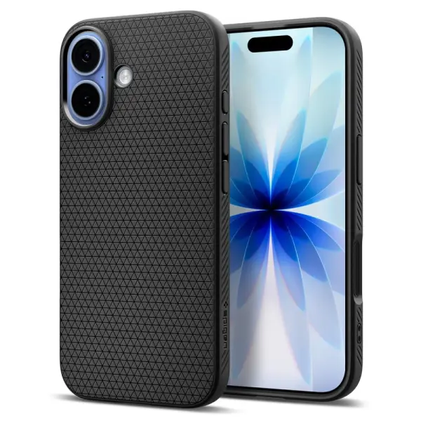 Dėklas Spigen Liquid Air Apple iPhone 17 Juodas