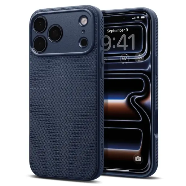 Dėklas Spigen Liquid Air Apple iPhone 17 Pro/18 Pro Mėlynas