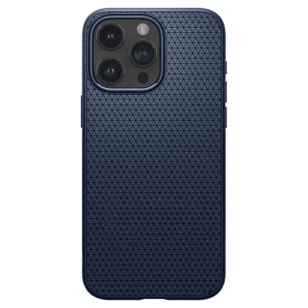 Spigen Liquid Air iPhone 15 Pro Max silikoninis dėklas Mėlynas