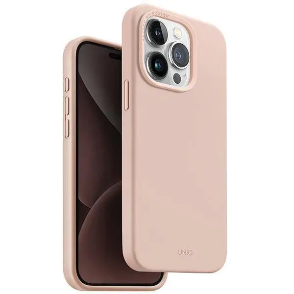 UNIQ Lino Hue MAGSAFE IPHONE 15 Pro Max deklas Pink