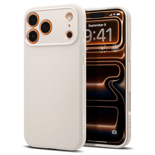 Dėklas Spigen Liquid Air Apple iPhone 17 Pro/18 Pro Titaninis