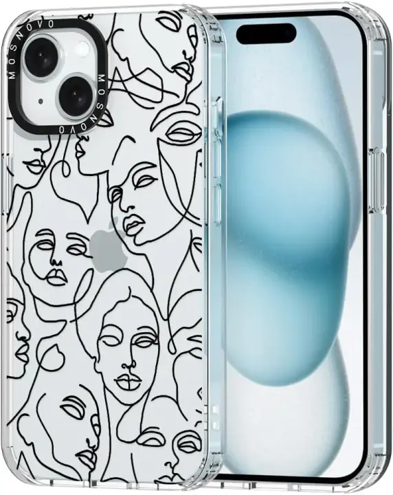 MOSNOVO iPhone 15 deklas Face Art