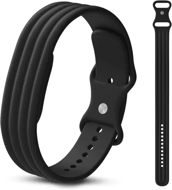 Fitbit Air pakaitinis silikoninis dirželis Black