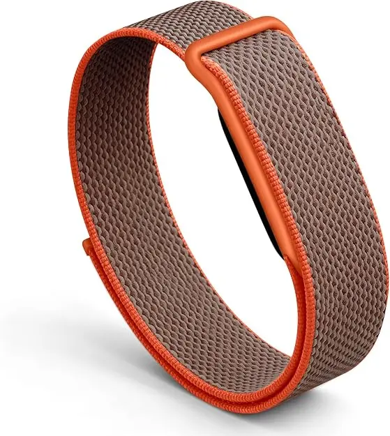 Nailoninė sportinė apyrankė, suderinama su „Google Fitbit Air", minkšta, kvėpuojanti apyrankė Rey Brown