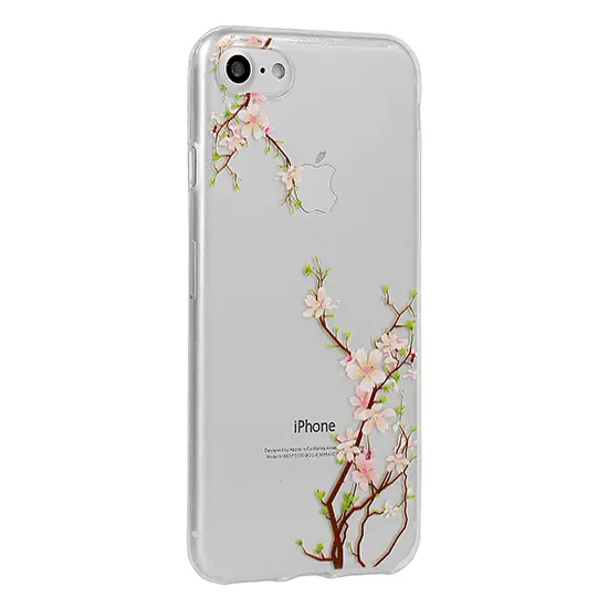 Silikoninis dėklas Flowers Huawei Y5 2018 Cherry
