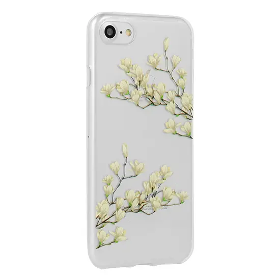 Silikoninis dėklas Flowers Huawei Y5 2018 Magnolia