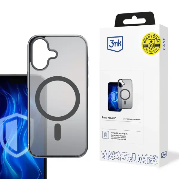 Silikoninis dėklas 3MK Frosty MagCase Apple iPhone 16 Plus 