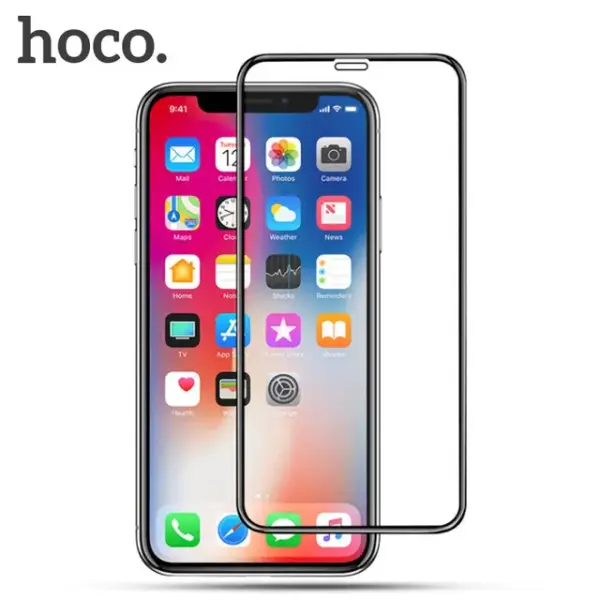 Apsauginis ekrano stiklas Hoco iki krastu Apple iPhone XS Max 