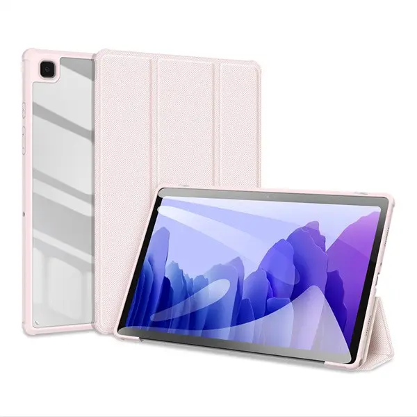 Atverčiamas dėklas DUX Toby Samsung TAB A9 Plus/Tab A11 Plus Rožinis