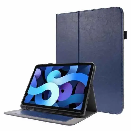 Dėklas Folding Leather Samsung Tab A9 Plus / Tab A11 Plus Mėlyna