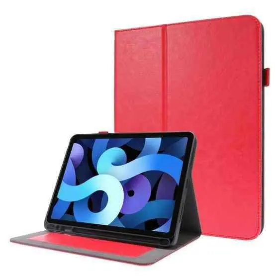 Dėklas Folding Leather Samsung Tab A9 Plus / Tab A11 Plus Raudonas