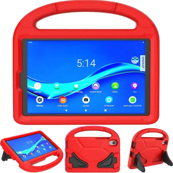 Dėklas Shockproof Kids Samsung Tab A11 Plus Raudonas