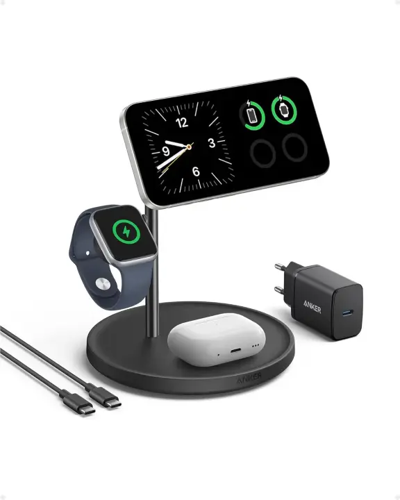 Anker MagGo 3-in-1 MagSafe, Qi2 