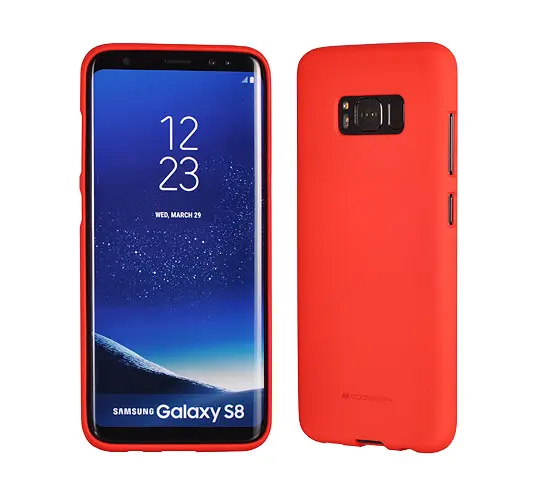 Silikoninis dėklas Jelly Soft Huawei Y6 2018 Raudonas