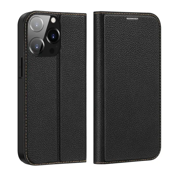 Atverčiamas dėklas Dux Ducis Skin X2 Apple iPhone 14 Juodas
