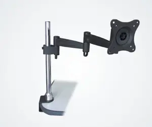 Sunne Desk Mount, Turn, Tilt, Black/Silver 