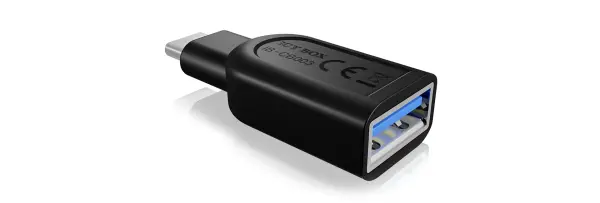 Raidsonic ICY BOX Adapter for USB 3.0 Type-C plug to USB 3.0 Type-A interface Black 