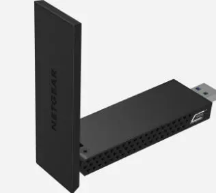 Netgear Adapter A6210-100PES WiFi USB Adapter AC1200, 802.11ac Dual Band with High Gain Antenna Netgear 