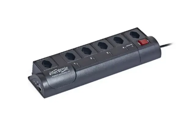 EnerGenie EnerGenie Programmable surge protector with LAN interface, Swiss sockets 