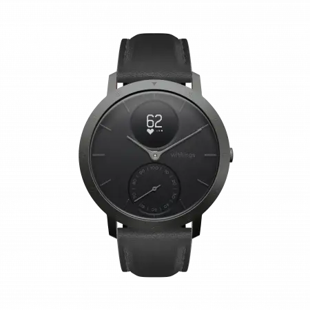 Withings Steel HR (40mm) LIMITED EDITION 39 g, Grey / Black, Bluetooth, Built-in pedometer, Heart rate monitor, Waterproof 