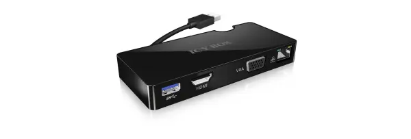 Icy Box IB-DK401 USB 3.0 Multi Function Adapter for Notebook & PC 