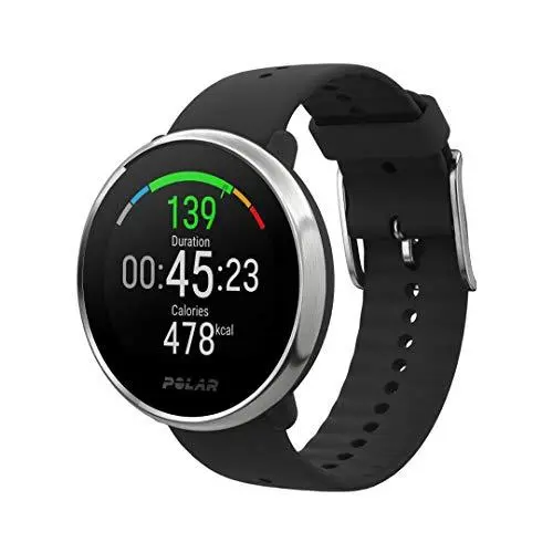 Polar IGNITE Fitness Watch with GPS and Wrist-Based HR, Black S/M 