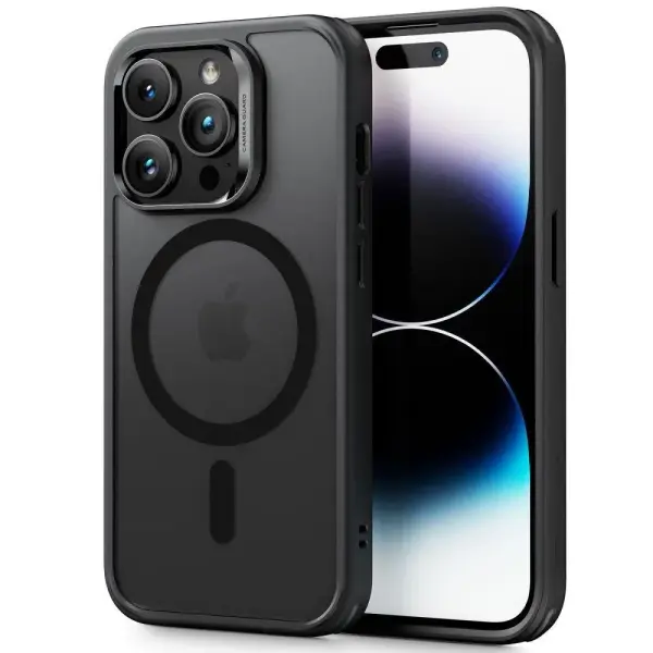 ESR CH HALOLOCK MAGSAFE IPHONE 14 PRO MAX MATINIS JUODAS DĖKLAS 