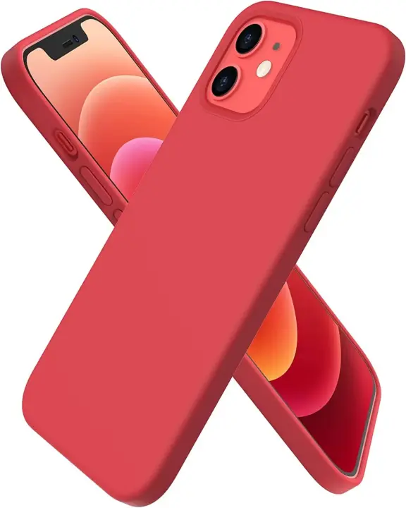 Liquid Silicone dėklas  Apple iPhone 16 Pro Max Red