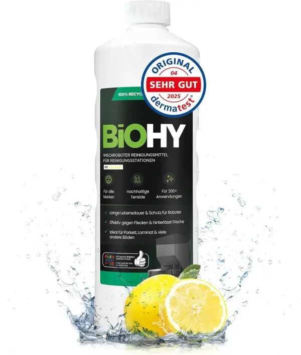 BiOHY grindų valymo priemonė, su Citrinos kvapu (1 l butelis) 