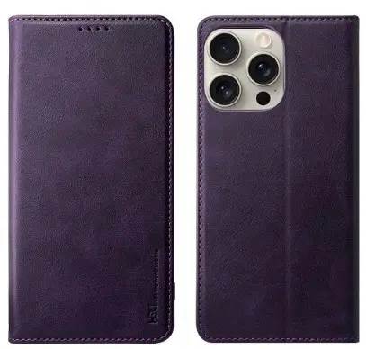 Dėklas HDD Magnetic Wallet Case Samsung A576 A57 5G Violetinė
