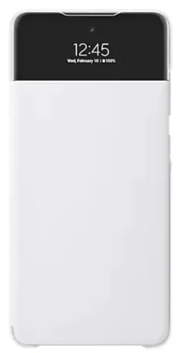 Originalus dėklas Samsung Galaxy A32 5G Smart S View Wallet Cover Balta
