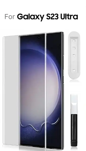 Lenktas apsauginis ekrano stiklas UV Samsung Galaxy S23 Ultra 