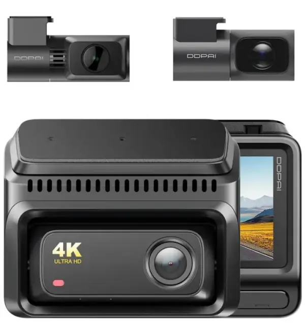DDPAI Z60T4K Three channel Set vaizdo registratorius 