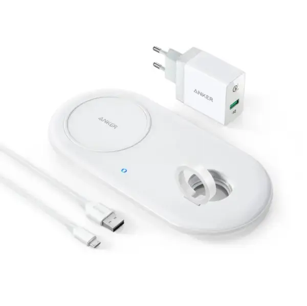 Bevielis kroviklis Anker PowerWave+ su laikrodžio Apple Watch laikikliu 