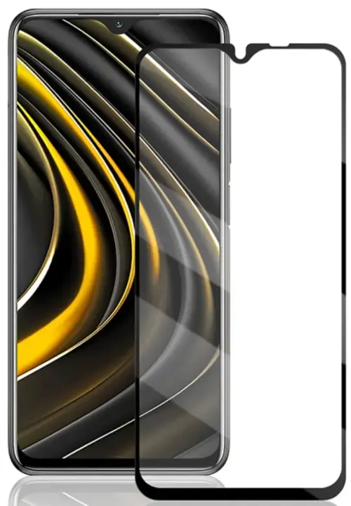 Apsauginis ekrano stiklas Full Glue Xiaomi Poco M3 