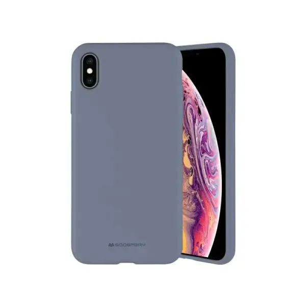 Silikoninis dėklas Mercury Silicone Apple iPhone 11 Pro Max Levandinis