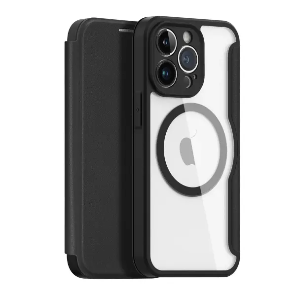 Atverčiamas dėklas Dux Ducis Skin X Apple iPhone 14 Pro Juodas