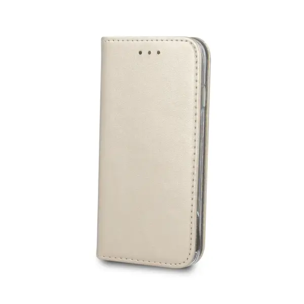 Atverčiamas dėklas Smart Magnetic Huawei Y9 2019 Auksinis