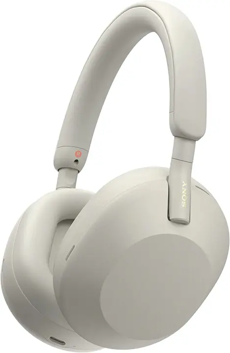 Belaidės ausinės Sony WH-1000XM5 Silver