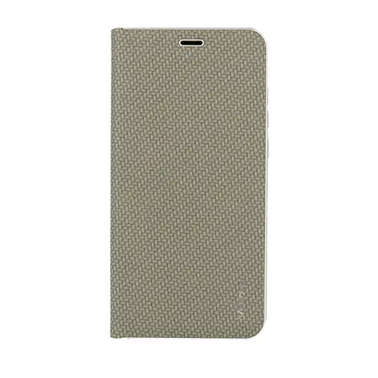 Atverčiamas dėklas Vennus Carbon Apple iPhone 7/8 Smėlio spalvos