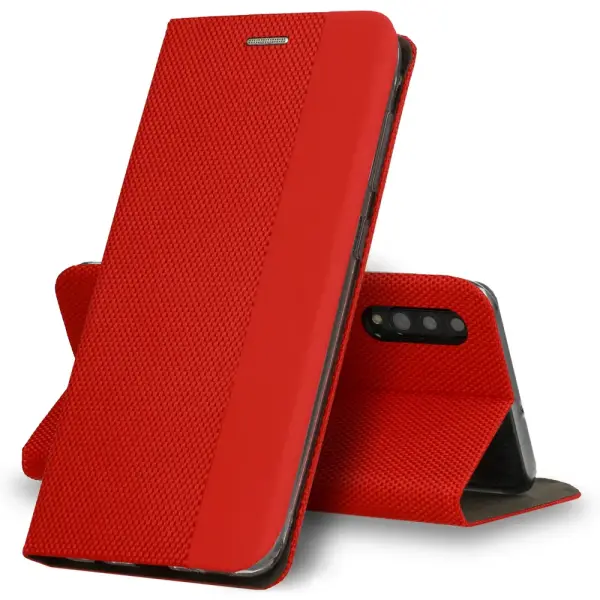 Atverčiamas dėklas Vennus Sensitive Apple iPhone 11 Raudonas