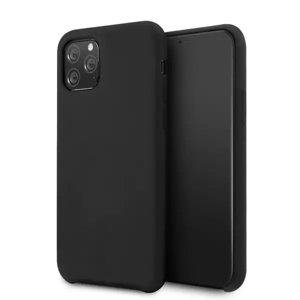 Silikoninis dėklas Vennus Silicone Lite Samsung Galaxy A70 Juodas