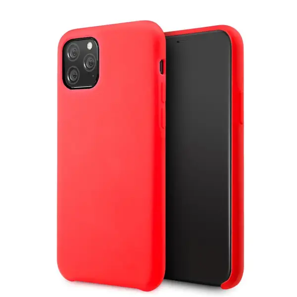 Silikoninis dėklas Vennus Silicone Lite iPhone 11 Pro Raudonas