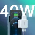Choetech Fast Charger 2x USB Type C Power Delivery 40W 3A įkroviklis nuotrauka 2