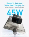 Anker 45W USB C kroviklis su kabeliu nuotrauka 2