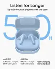 Soundcore P31i by Anker belaidės Bluetooth ausinės nuotrauka 2