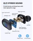 TWS Bluedio Bluetooth 5.0 belaidės ausinės nuotrauka 2