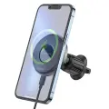Automobilinis laikiklis-įkroviklis Borofone Magsafe 15W nuotrauka 2