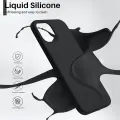 Dėklas Liquid Silicone 1.5mm Apple iPhone 13 juodas nuotrauka 2